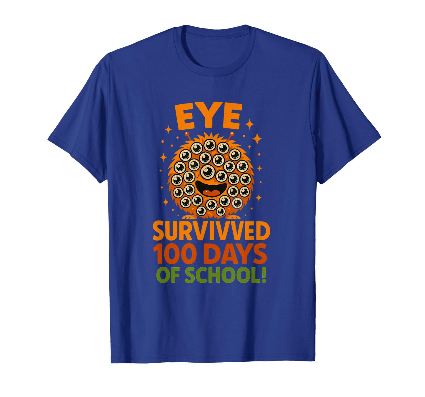 Eye Survived 100 Days of School Gift for Boys and Girls T-Shirt