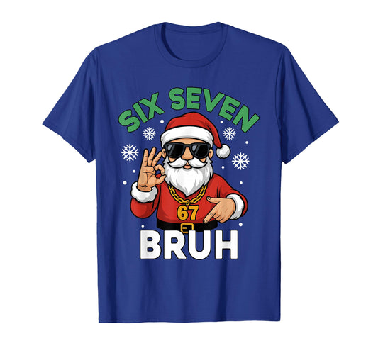 Six Seven 67 Christmas 6 7 Bruh Boys Kids 6-7 Meme Youth T-Shirt
