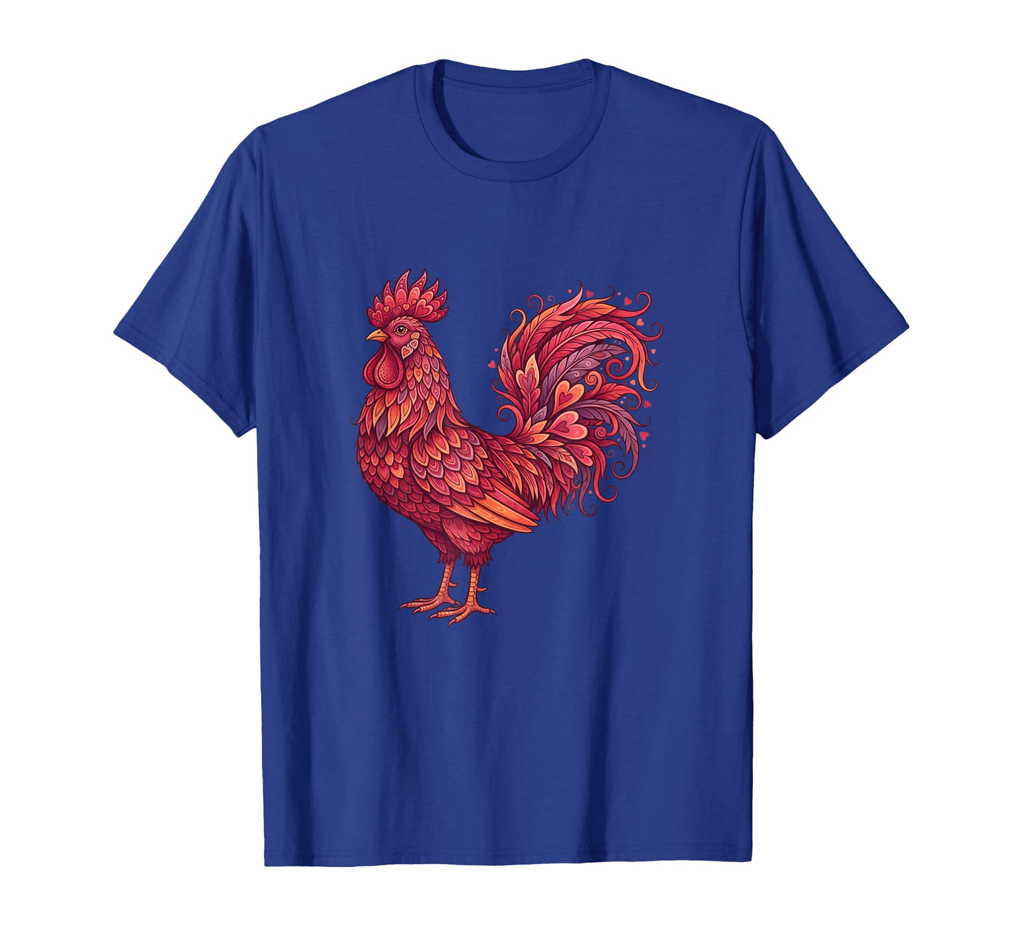 Chicken Valentines Day Heart for Farmers Cute Chicken Couple T-Shirt