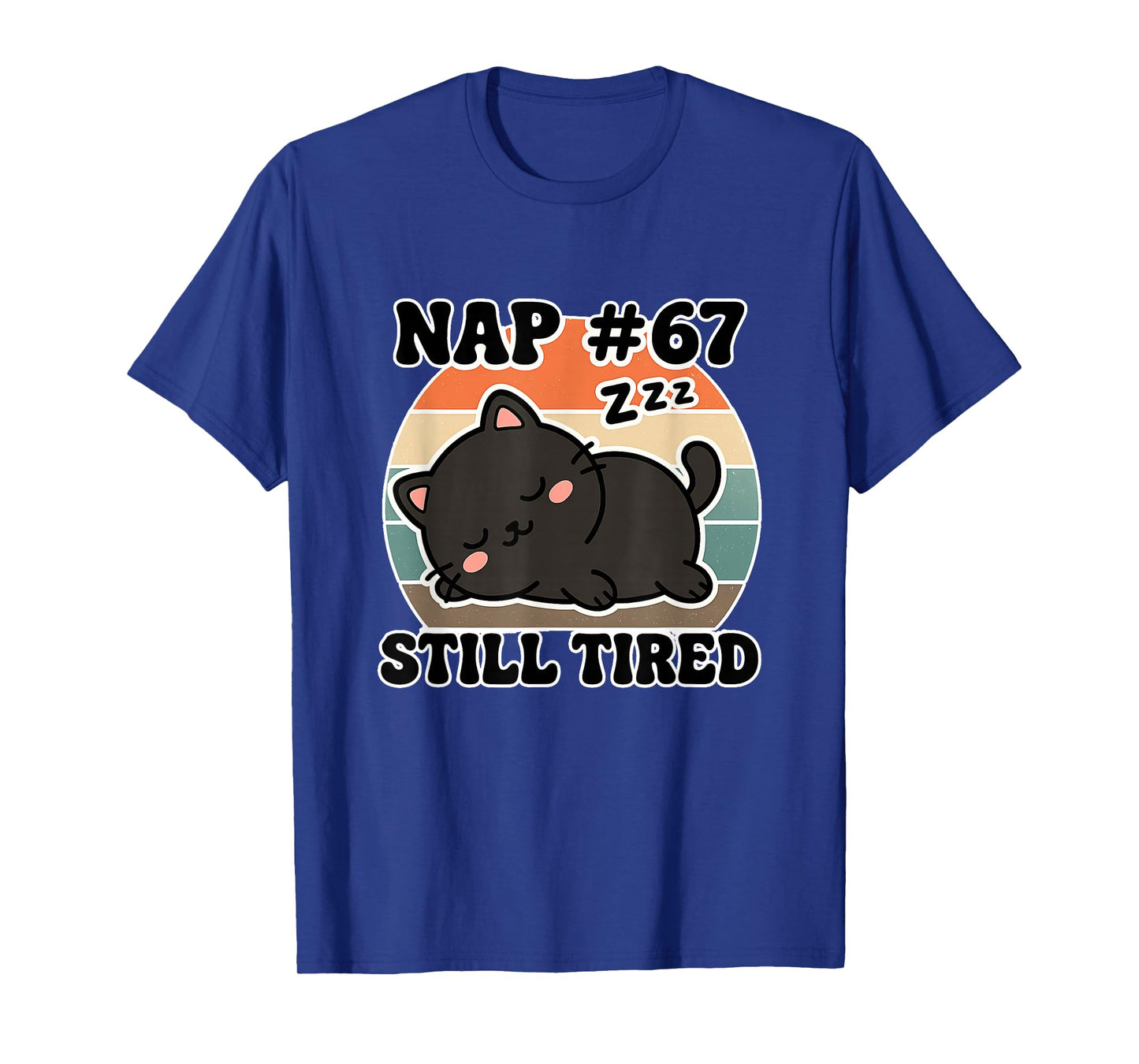 Kawaii Anime Cat NAP 67 Quote 6 7 Meme Graphic Tees T-Shirt