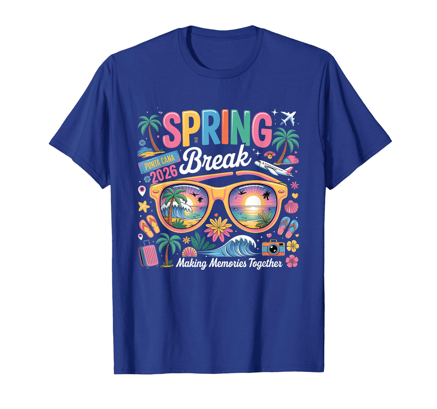 Spring Break Punta Cana 2026 Tropical Family Vacation T-Shirt