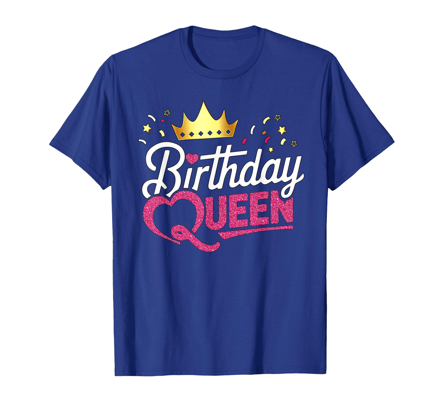 Birthday Queen Crown Graphic Birthday Vibes Birthday Queen T-Shirt