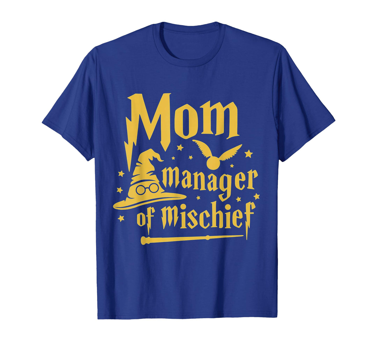 Magical Mom Manager of Mischief Birthday Family Matching T-Shirt