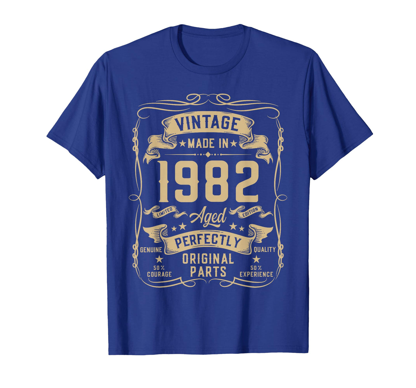 Vintage 1982 44yr 44th Birthday Gifts for Men 44 Years Old T-Shirt