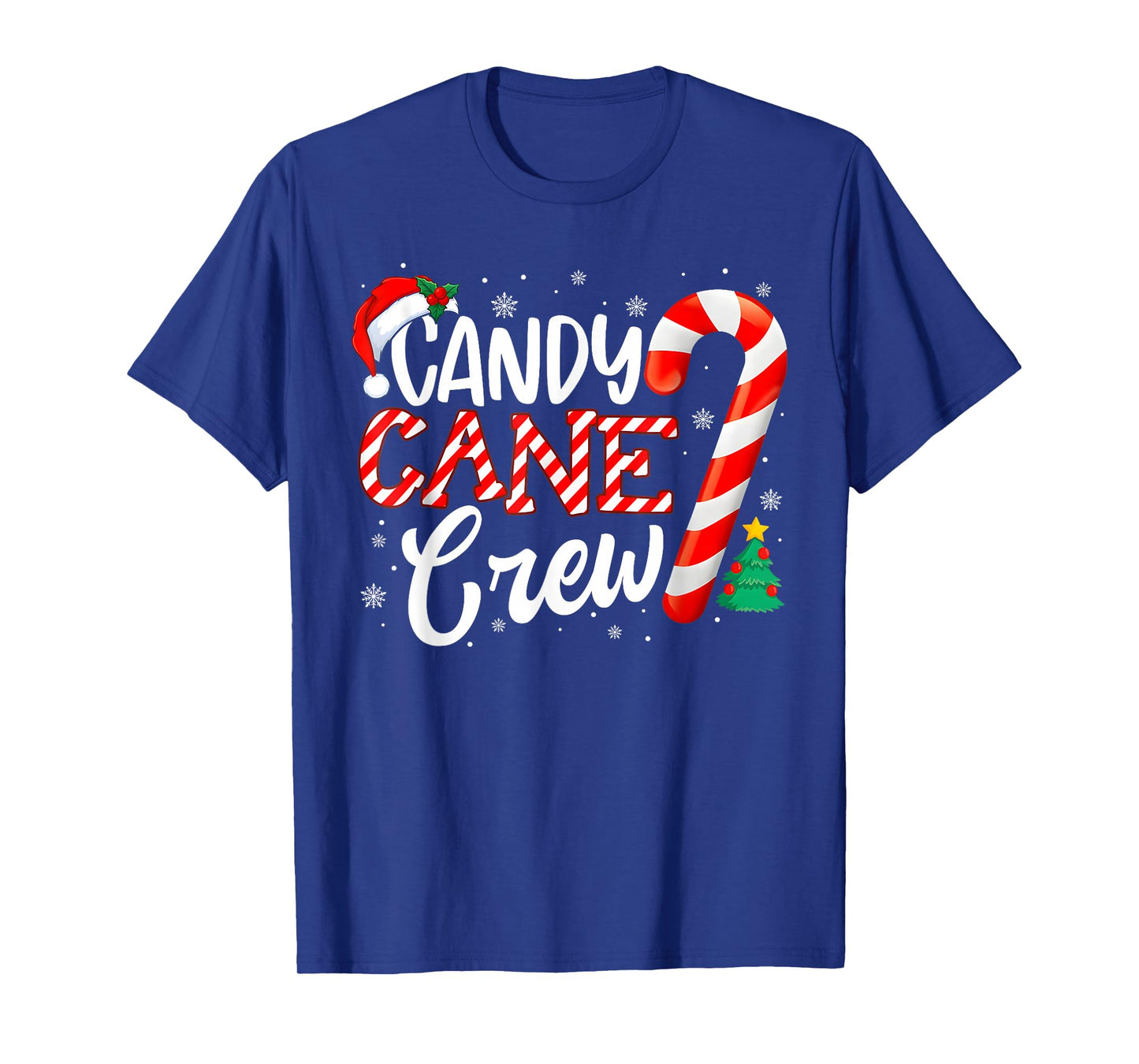 Candy Cane Crew Funny Christmas Candy Lover Xmas T-Shirt