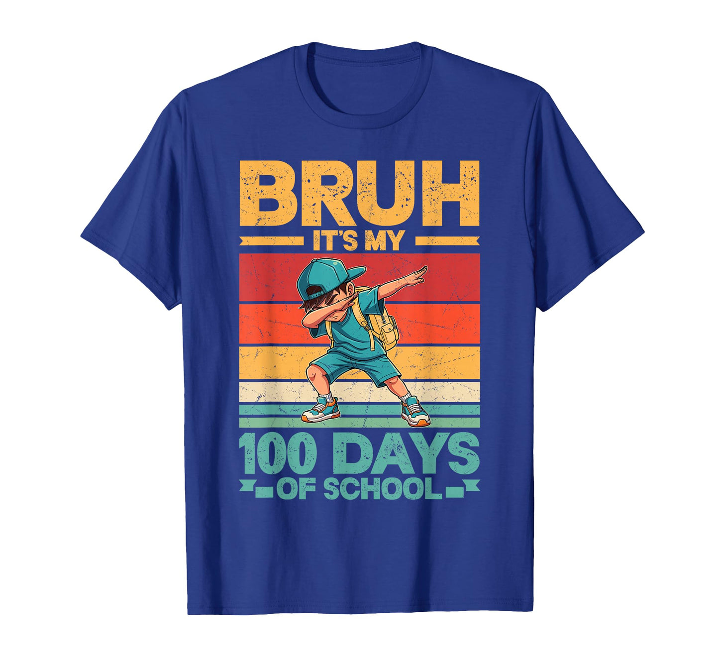 Bruh Its My 100 Days of School Boys 100th Day of School T-Shirt