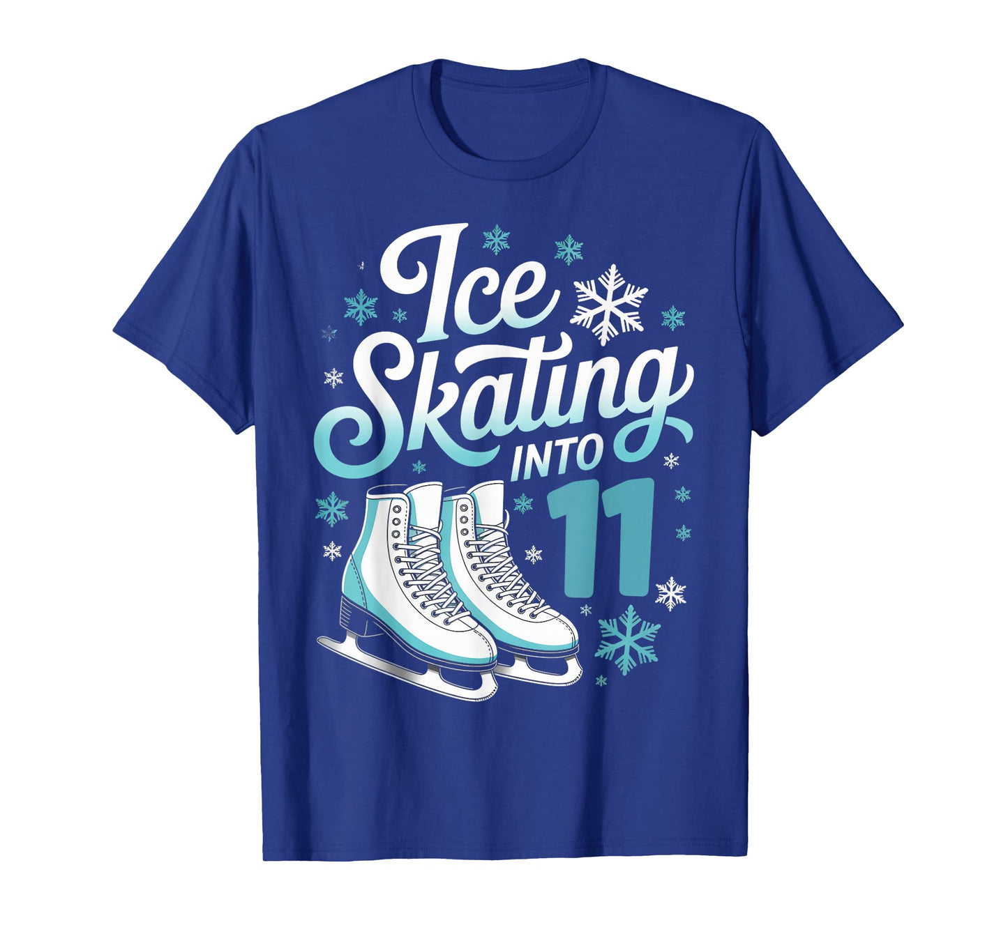 Ice Skating Into 11 Ice Skating 11th Birthday Figure Skating T-Shirt