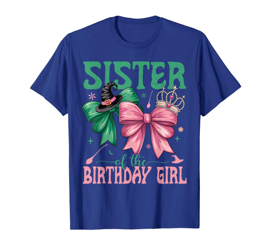 Sister of The Birthday Girl Matching Witch Family Bday Part T-Shirt