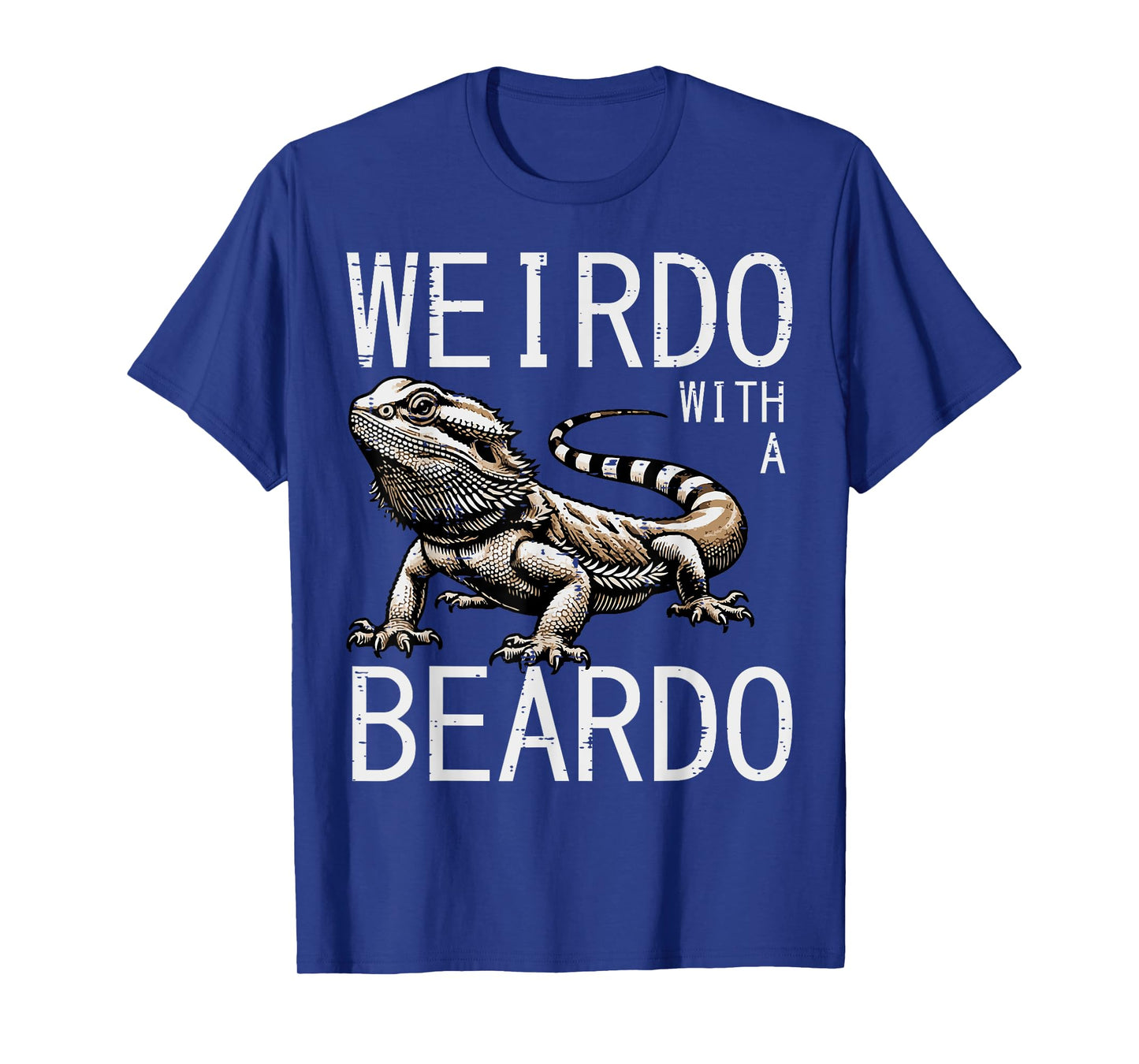 Bearded Dragon Weirdo Beardo Funny Beardie Men Women Kids T-Shirt