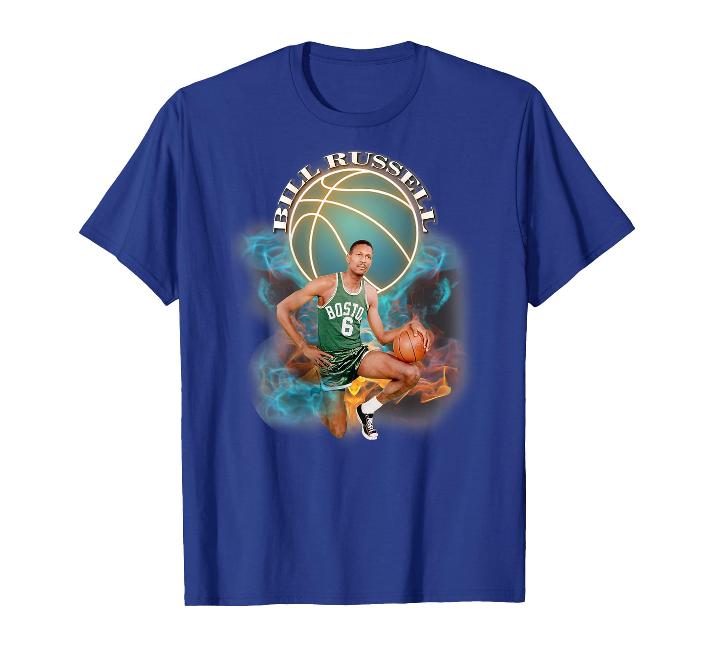 Bill Russell_012_Back Printed T-Shirt