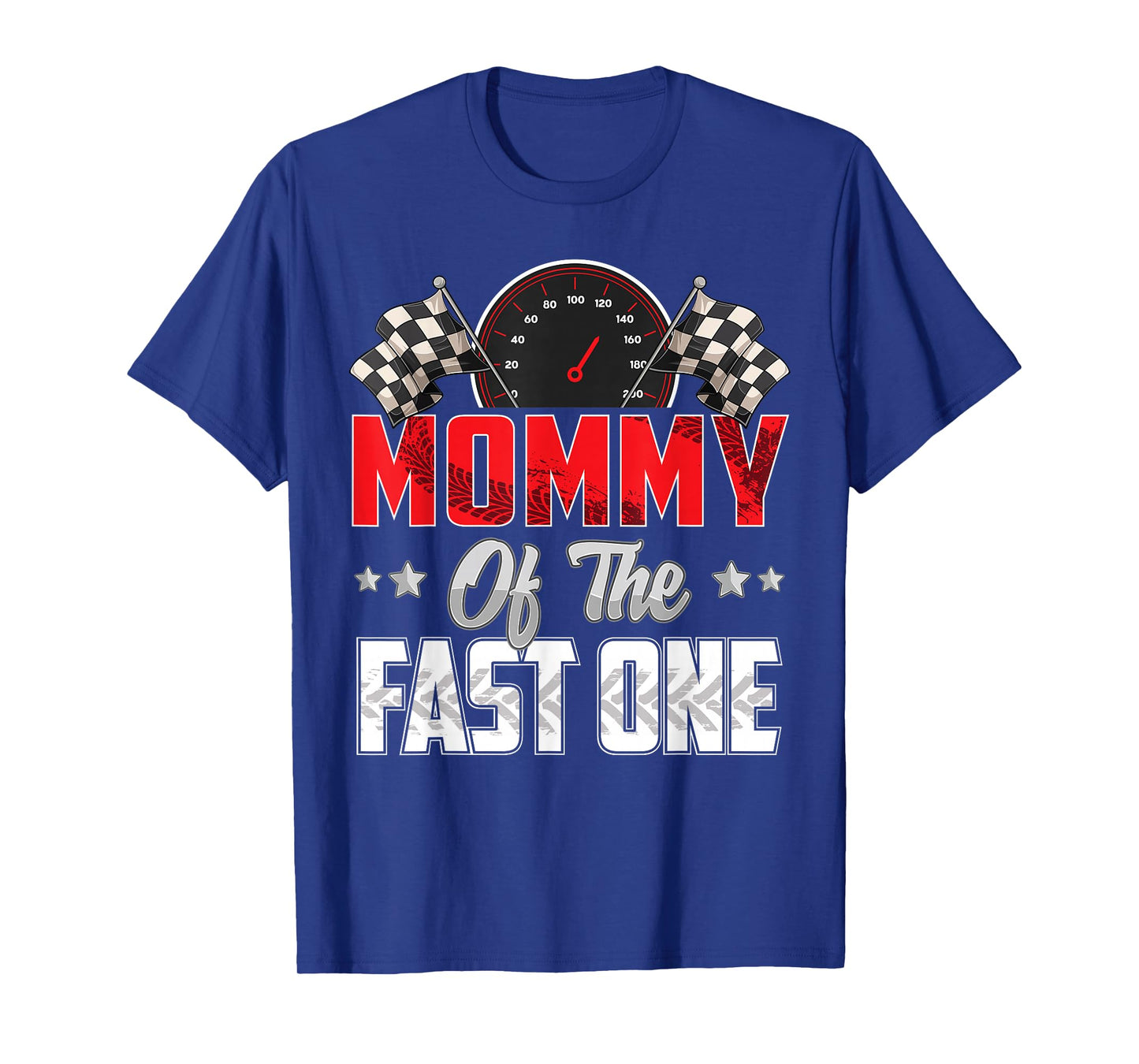 1 year old racing car fast one birthday 1st Family Mommy T-Shirt