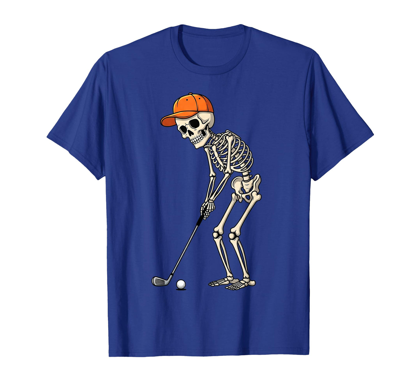 Skeleton Golf Halloween Costume Gifts for Men Women Kids T-Shirt