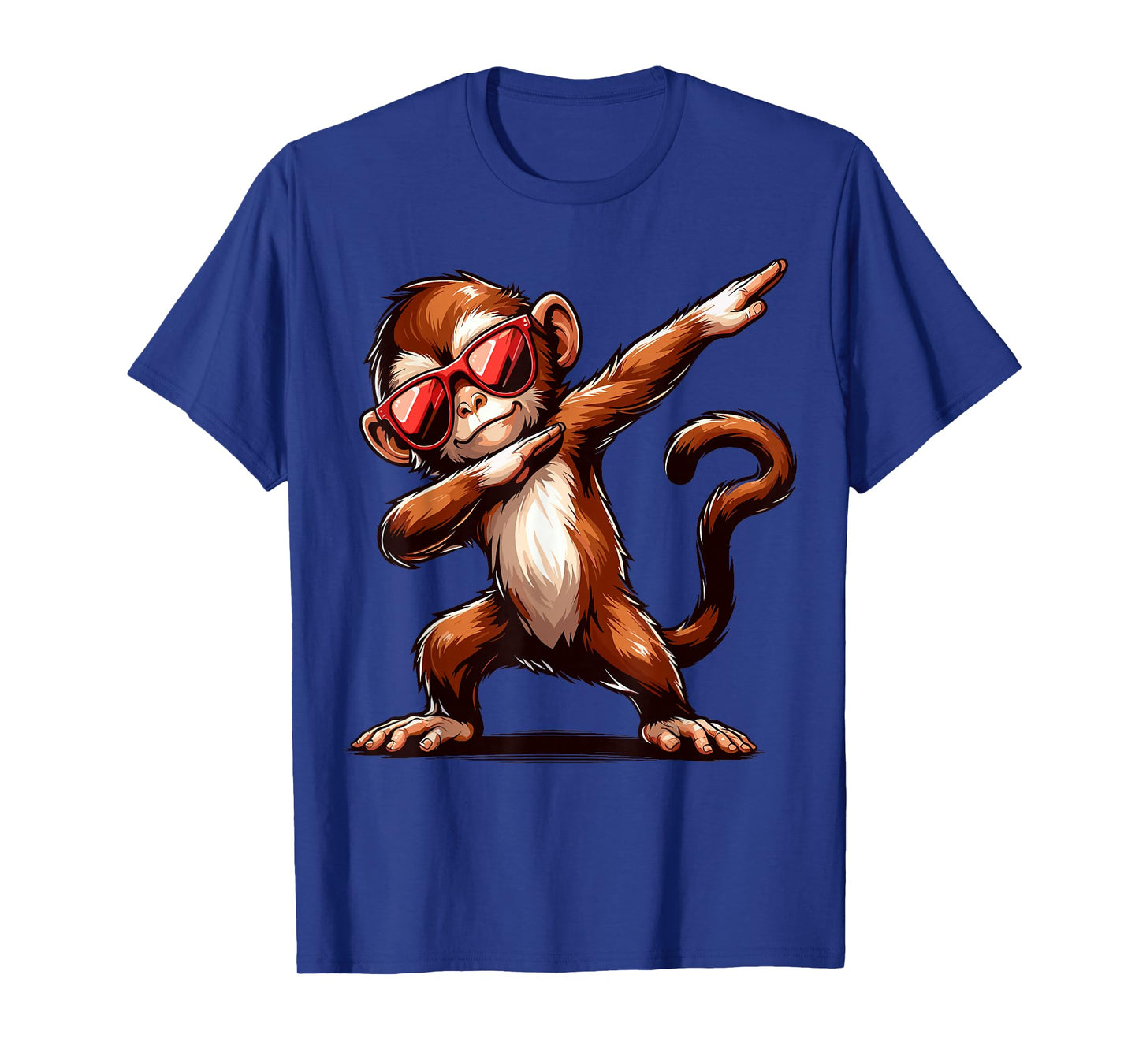 Dabbing Monkey with Sunglasses Monkey Animal T-Shirt