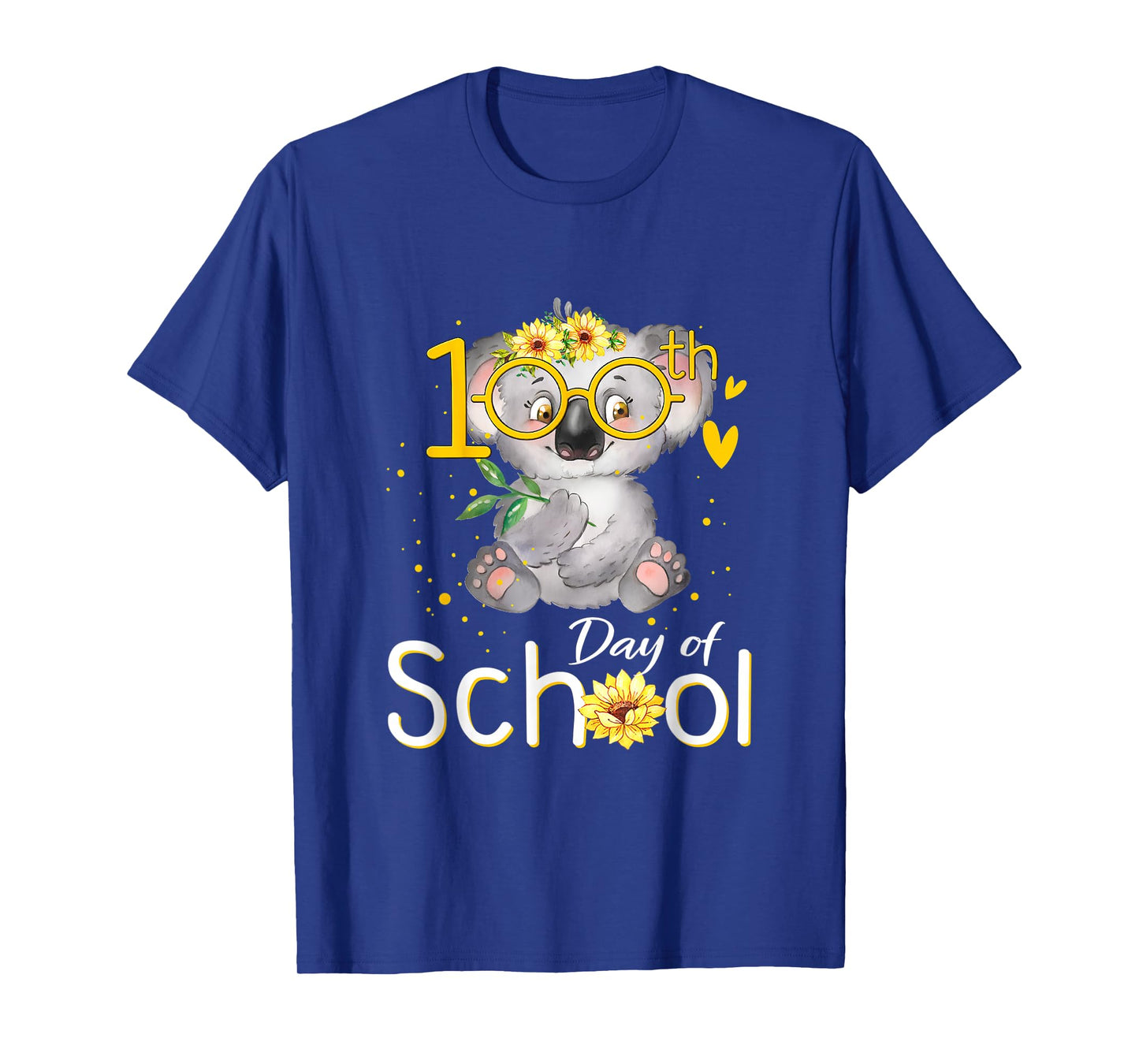 Happy 100 Days of School Koala 100th Day of School T-Shirt
