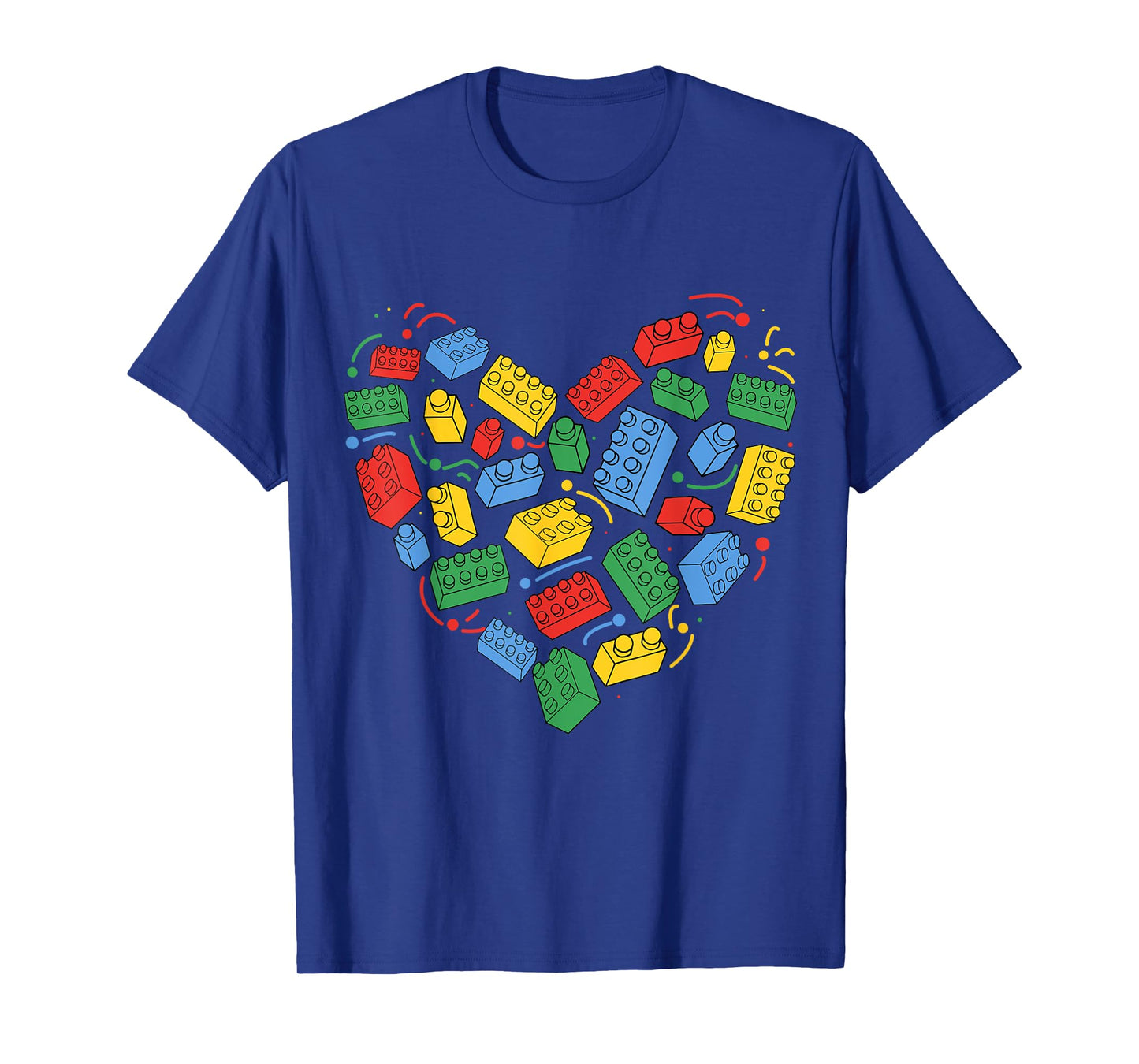 Master Builder Block Brick Building Heart Valentines Day Boy T-Shirt