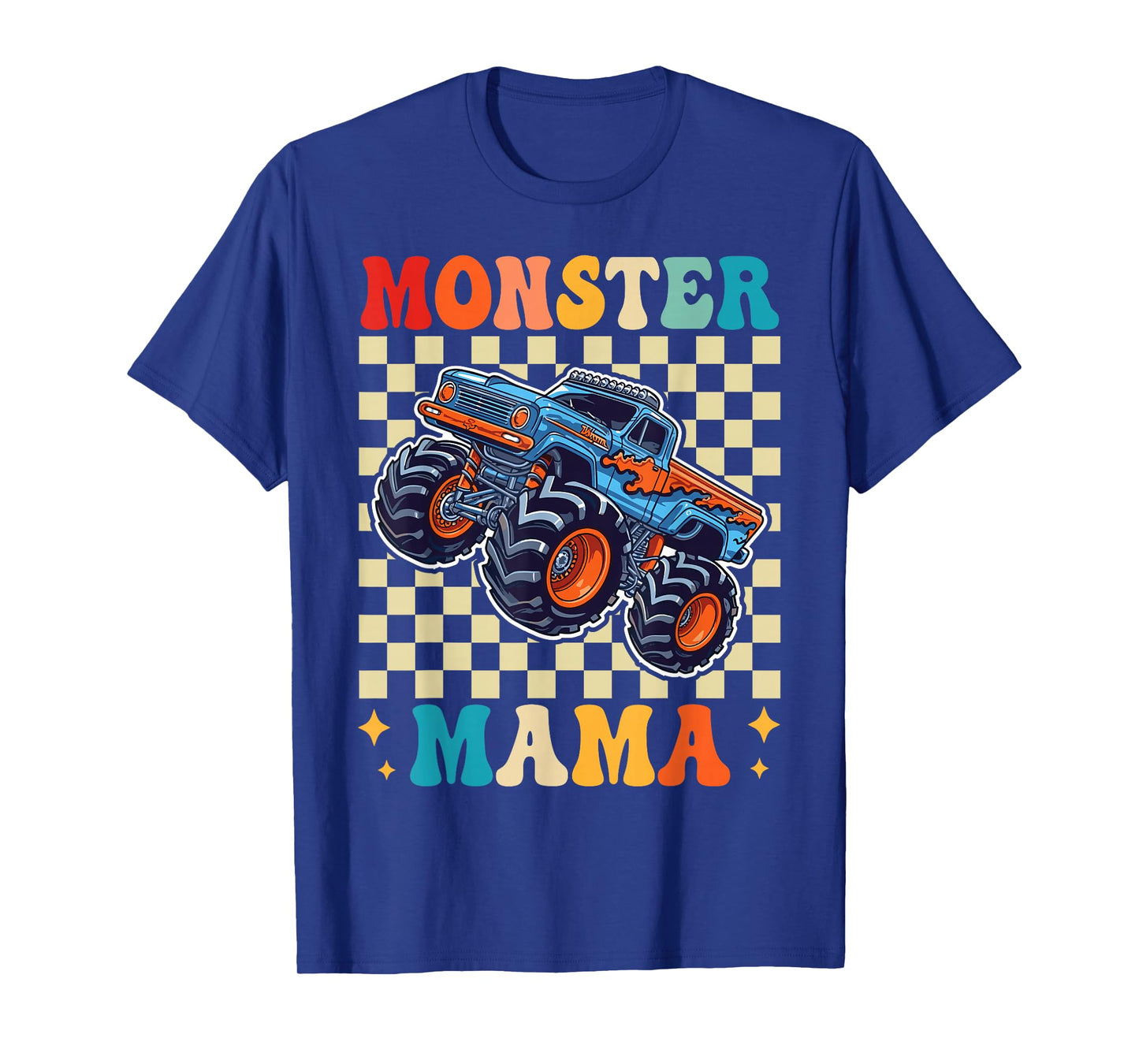 Monster Truck Mama Family Matching Monster Trucks Birthday T-Shirt