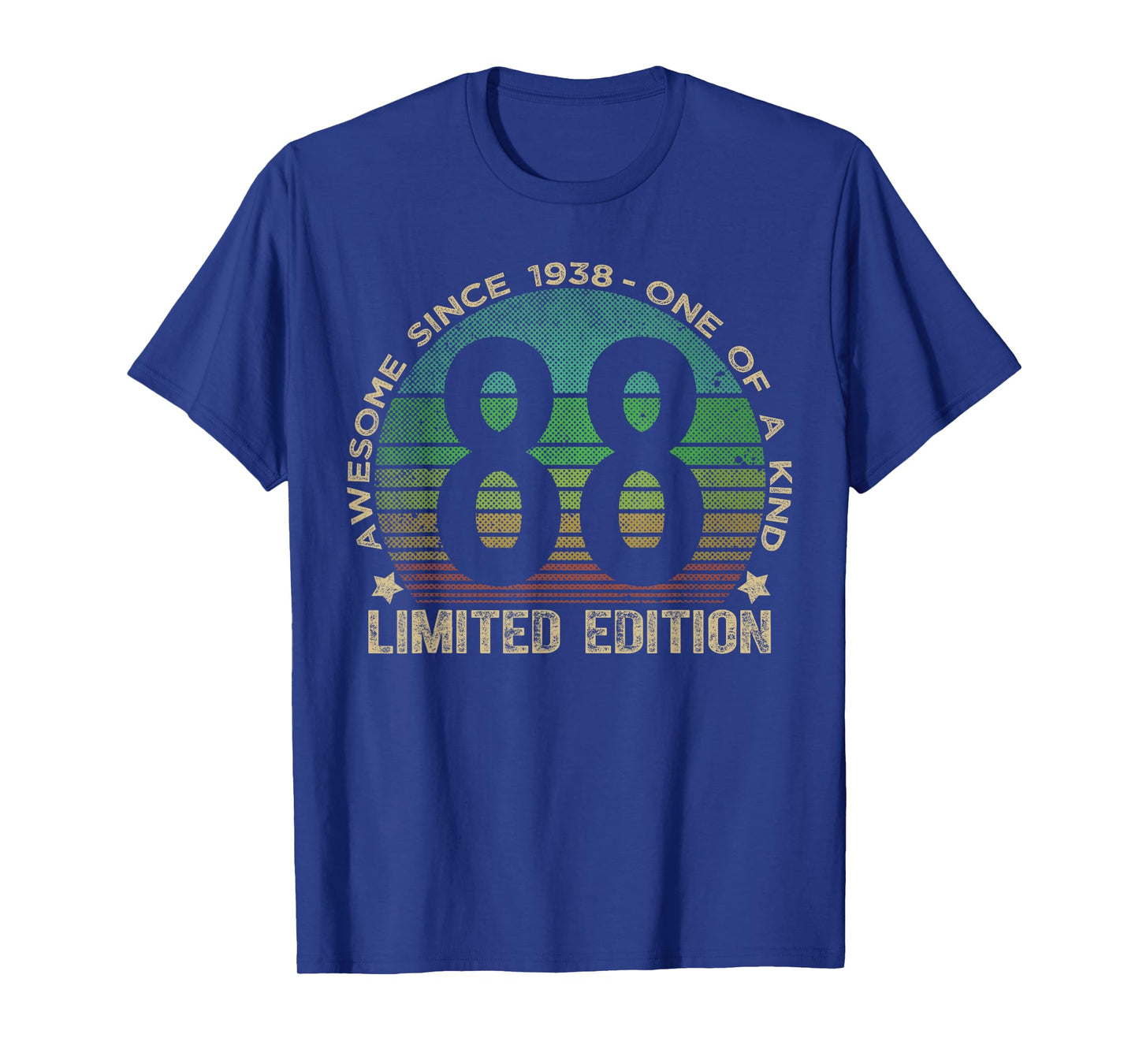 88 Year Old Gifts Vintage 1938 Limited Edition 88th Birthday T-Shirt