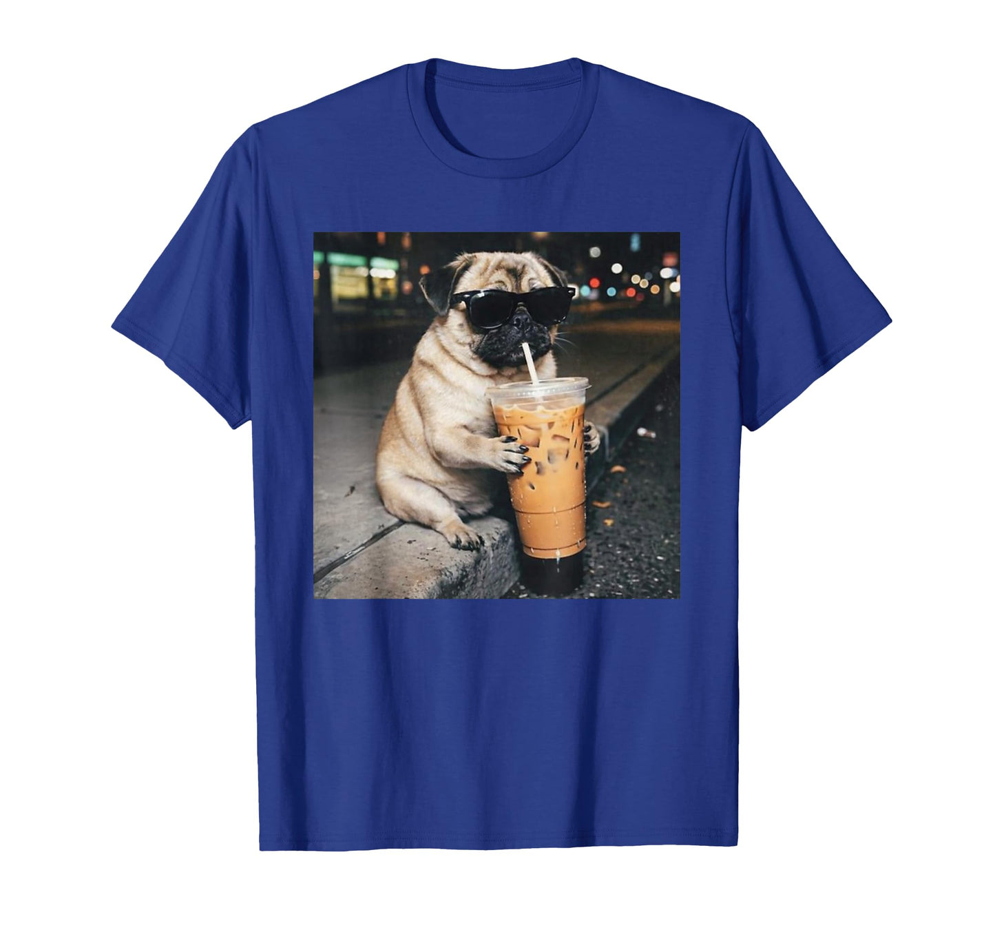 Pug Iced Coffee T-Shirt