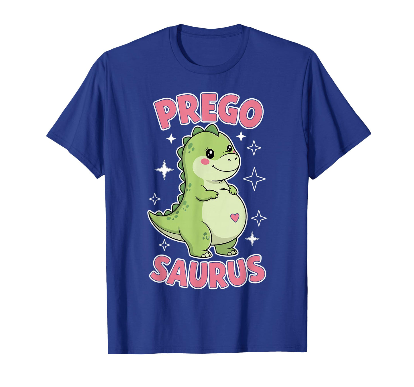 Pregosaurus Cute Retro Mommy Dinosaur Pregnancy Announcement T-Shirt