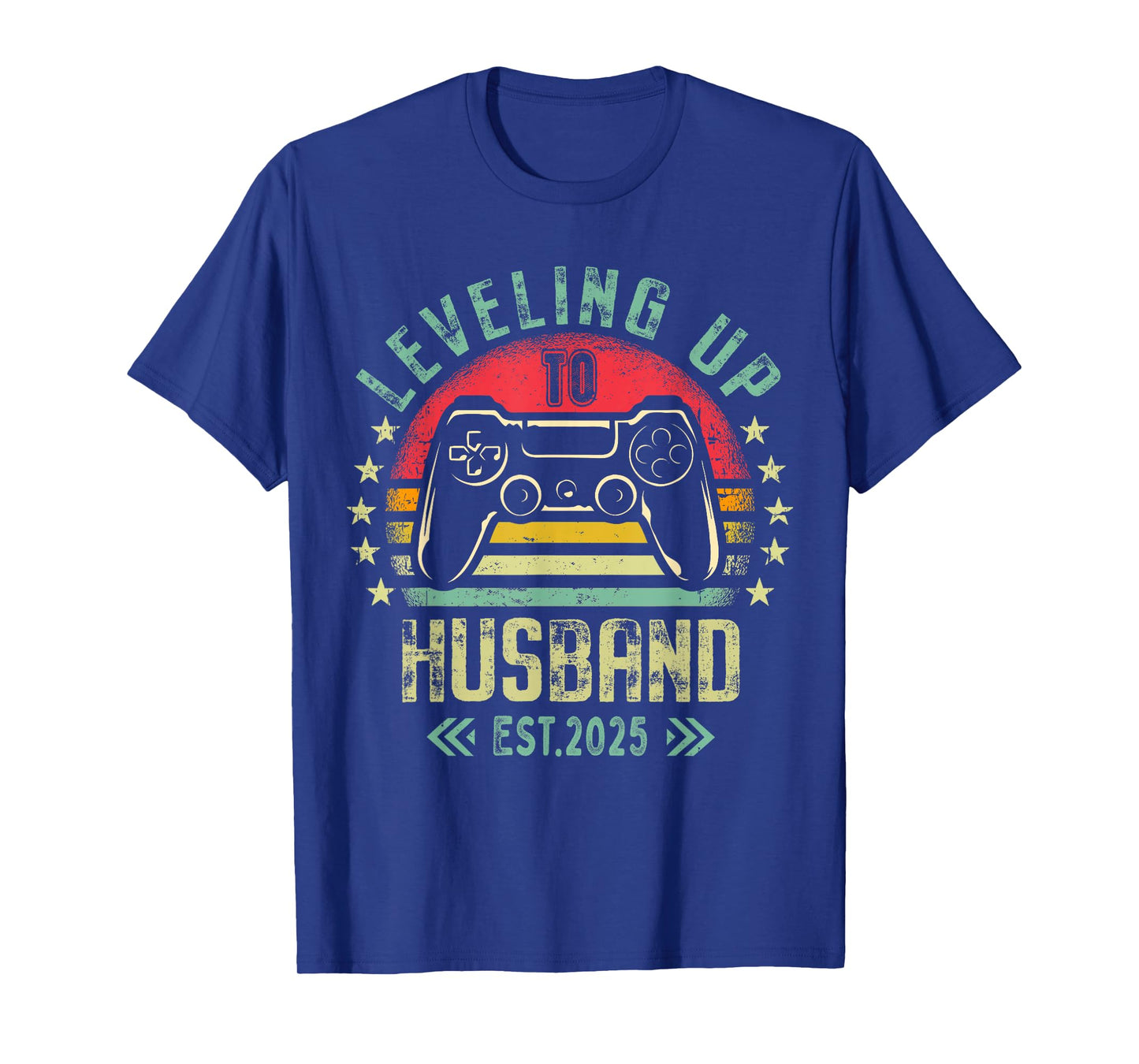 Engagement Tee for Gamer Groom Leveling Up To Husband 2025 T-Shirt