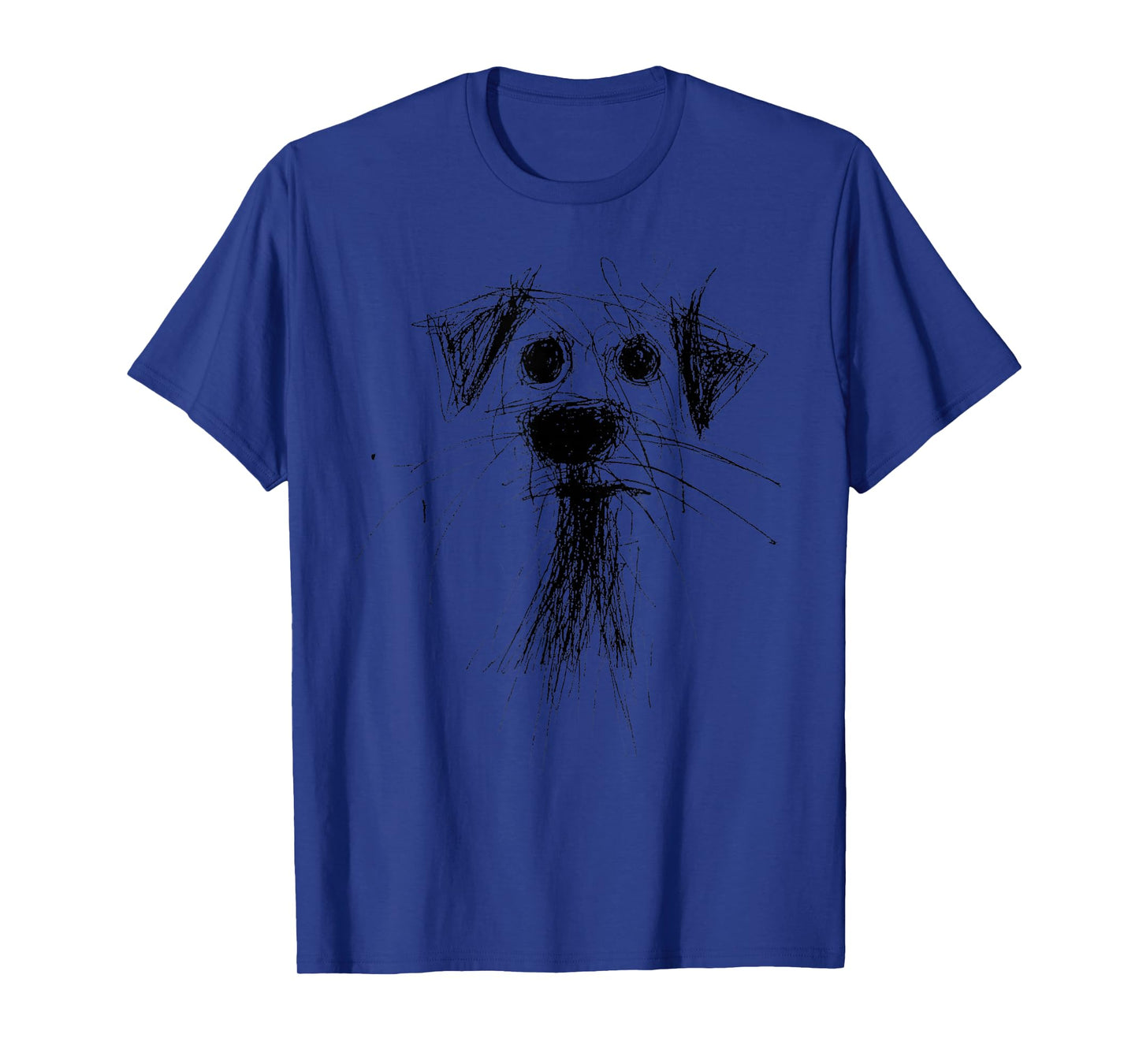 Dog Lover Abstract Scribble Art Cute Puppy Puppy T-Shirt