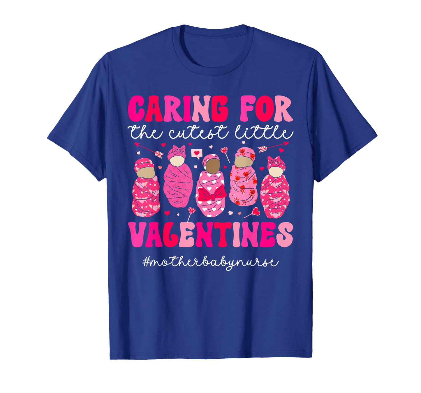 Mother Baby Nurse Valentine Postpartum Nurse Valentines Day T-Shirt