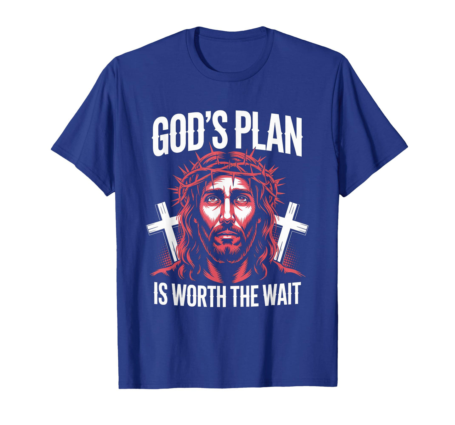 God's Plan Worth The Wait Christian Streetwear T-Shirt