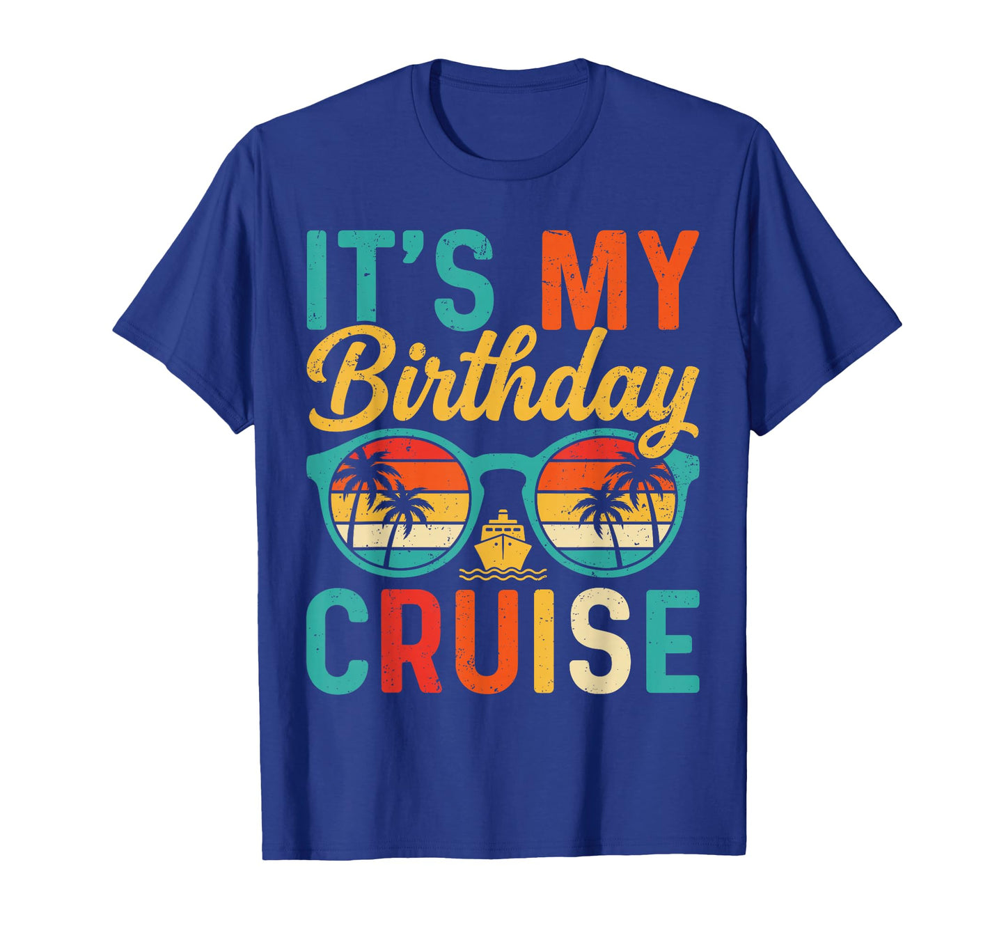 Retro Family Birthday Cruising It's My Birthday Cruise T-Shirt