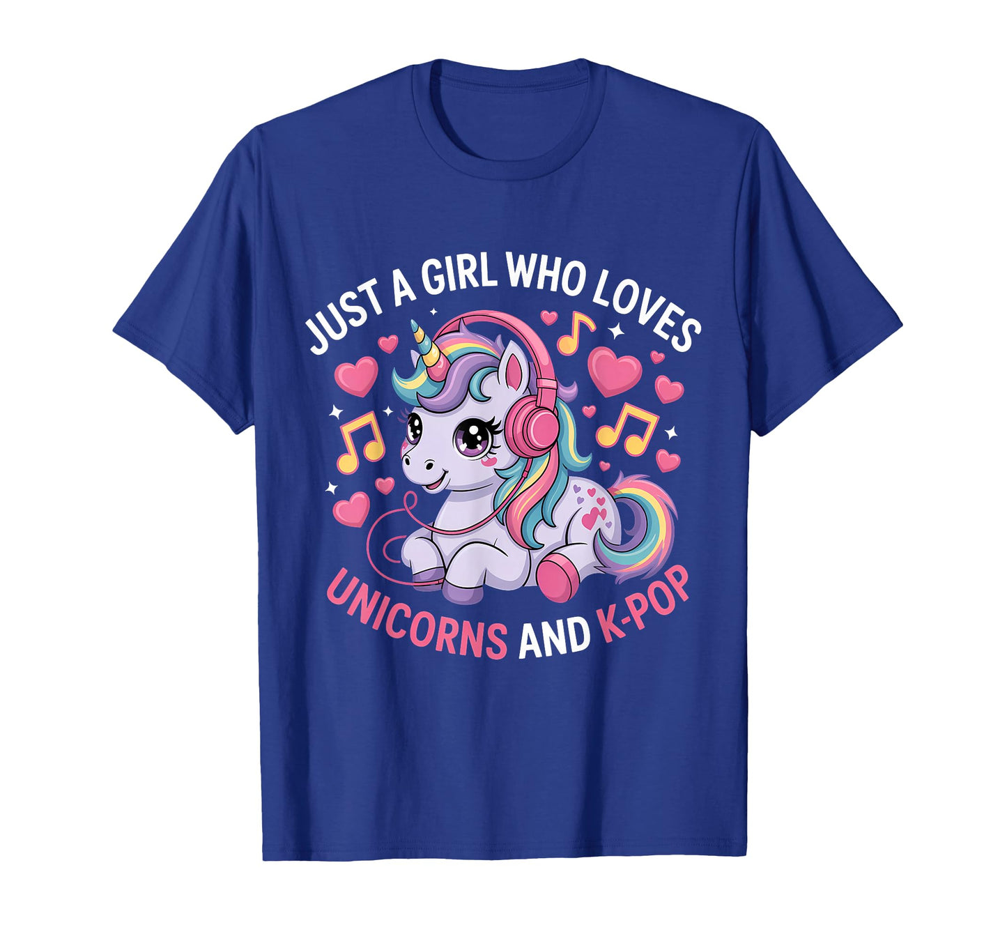 K-Pop Just A Girl Who Loves Unicorns and K-Pop K Pop Kpop T-Shirt