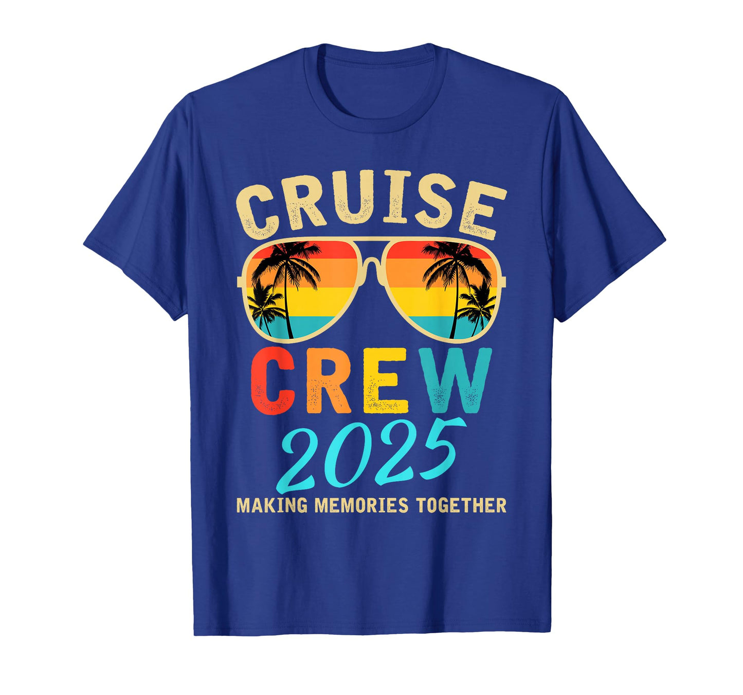 Cruise Crew 2025 Summer Vacation Trip Funny Matching Group T-Shirt