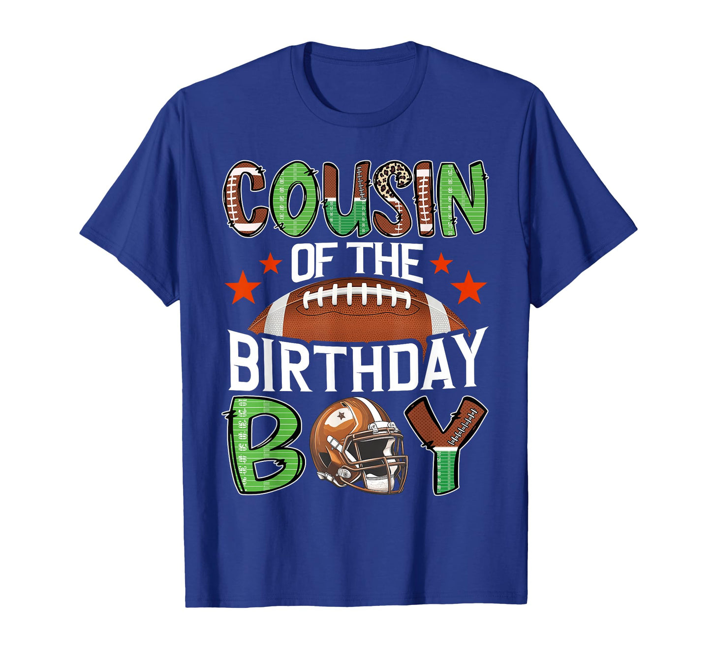 Cousin Of The Birthday Boy Game Day Football T-Shirt