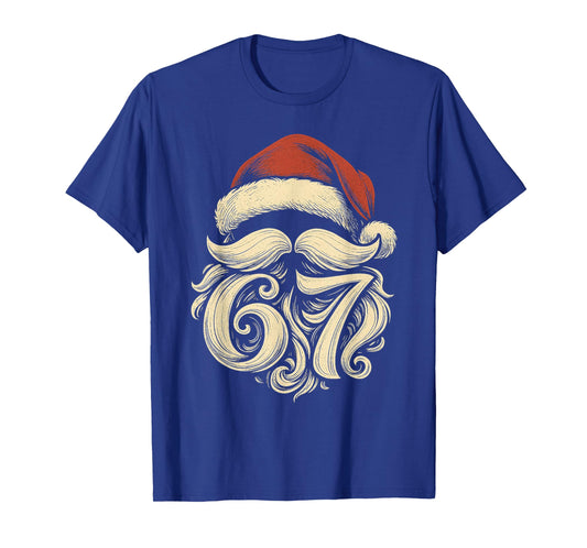 6 7 Christmas 67 Santa Six Seven Christmas Boys Teens T-Shirt