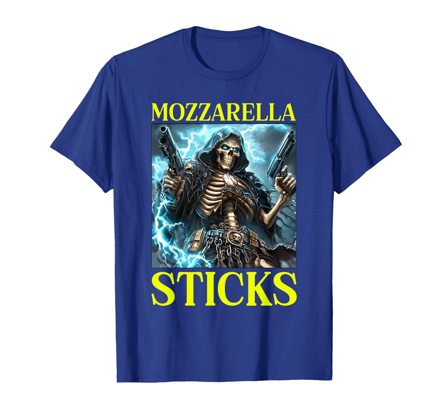 Hard Skeleton Meme Mozzarella Sticks T-Shirt