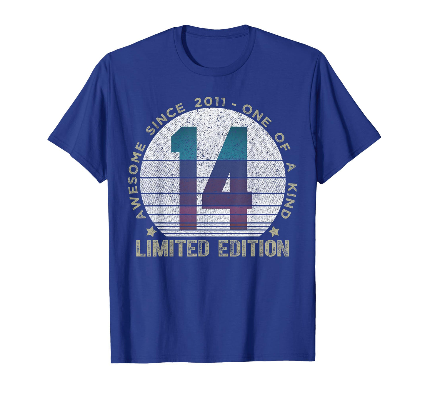 14 Year Old Gifts Vintage 2011 Limited Edition 14th Birthday T-Shirt