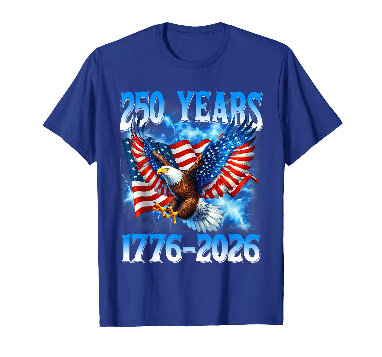 American Flag Eagle Shirt 250 Years 1776-2026 250th Birthday T-Shirt