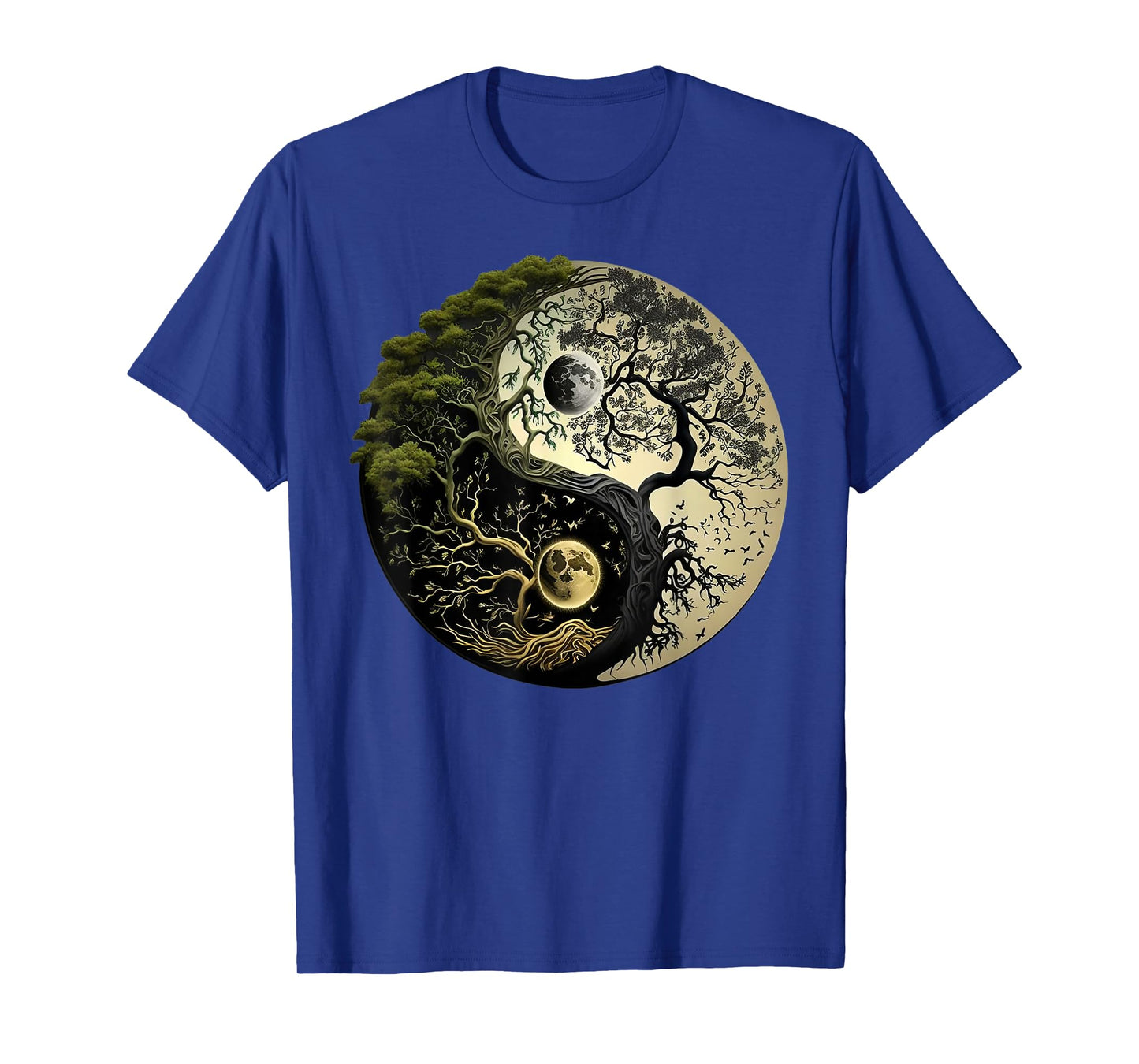Yin Yang Tree of Life Funny T-Shirt