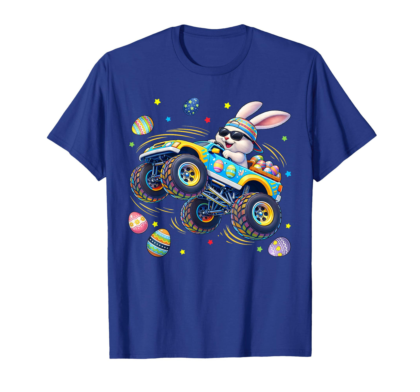 Funny Monster Truck Rabbit Easter Men Boy Toddler Kid T-Shirt