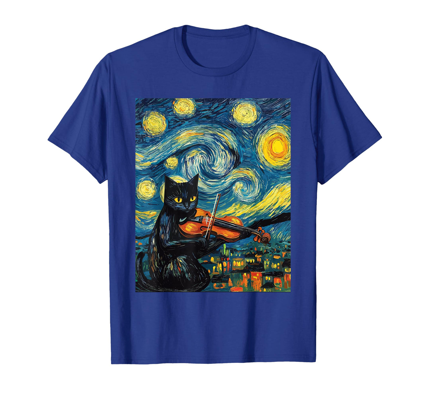 Funny Violin Viola Cat T-Shirt