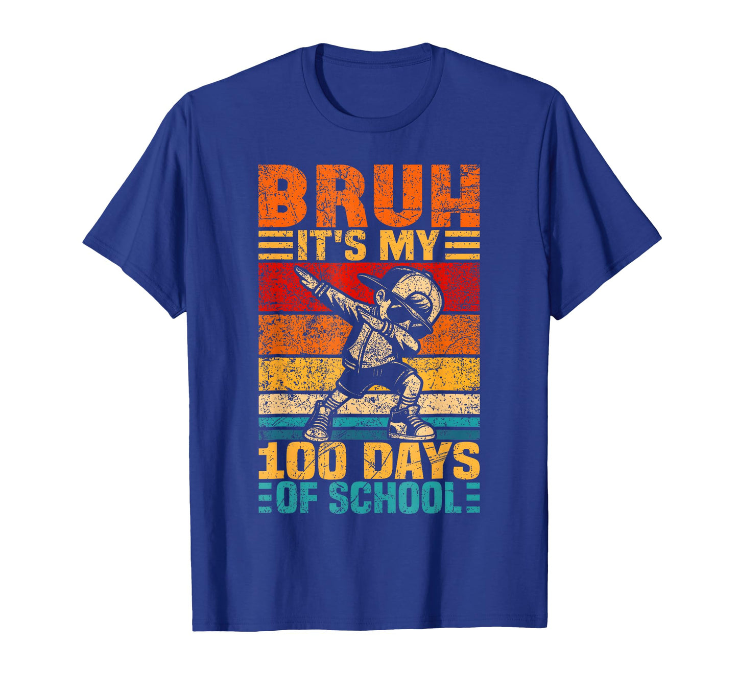 Bruh Its My 100 Days of School Boys 100th Day of School T-Shirt