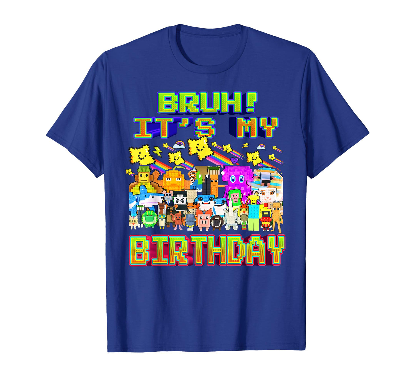Bruh It's My Birthday Funny Brainrot for Boys Kids Teens T-Shirt