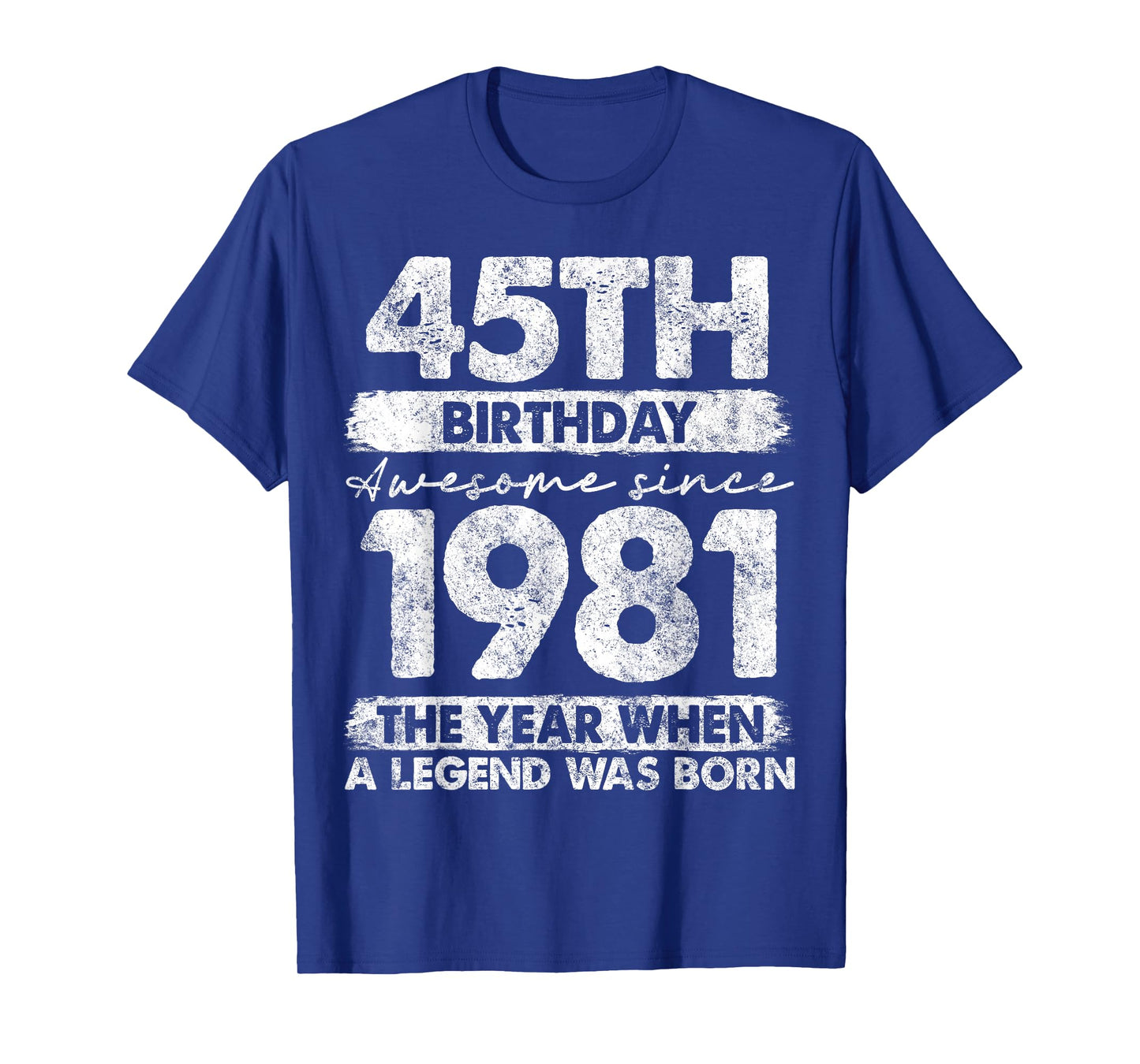 45 Year Old Gifts Vintage 1981 Limited Edition 45th Birthday T-Shirt