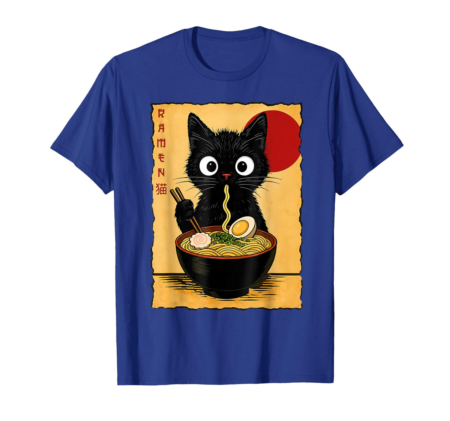 Japanese Funny Graphic Tees Kawaii Cat T-Shirt