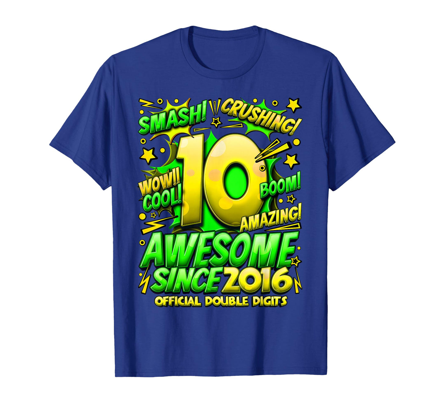Official Double Digits 10 Year Old Boys 10th Birthday Boy T-Shirt