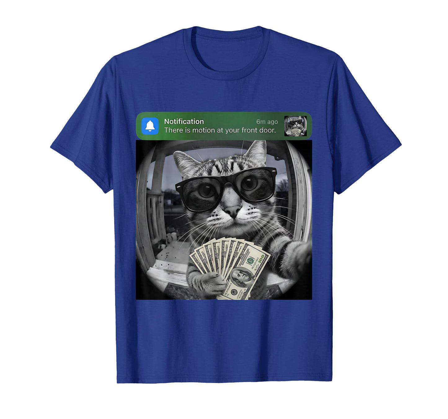 There is Motion at Your Front Door Funny Cat Motion T-Shirt
