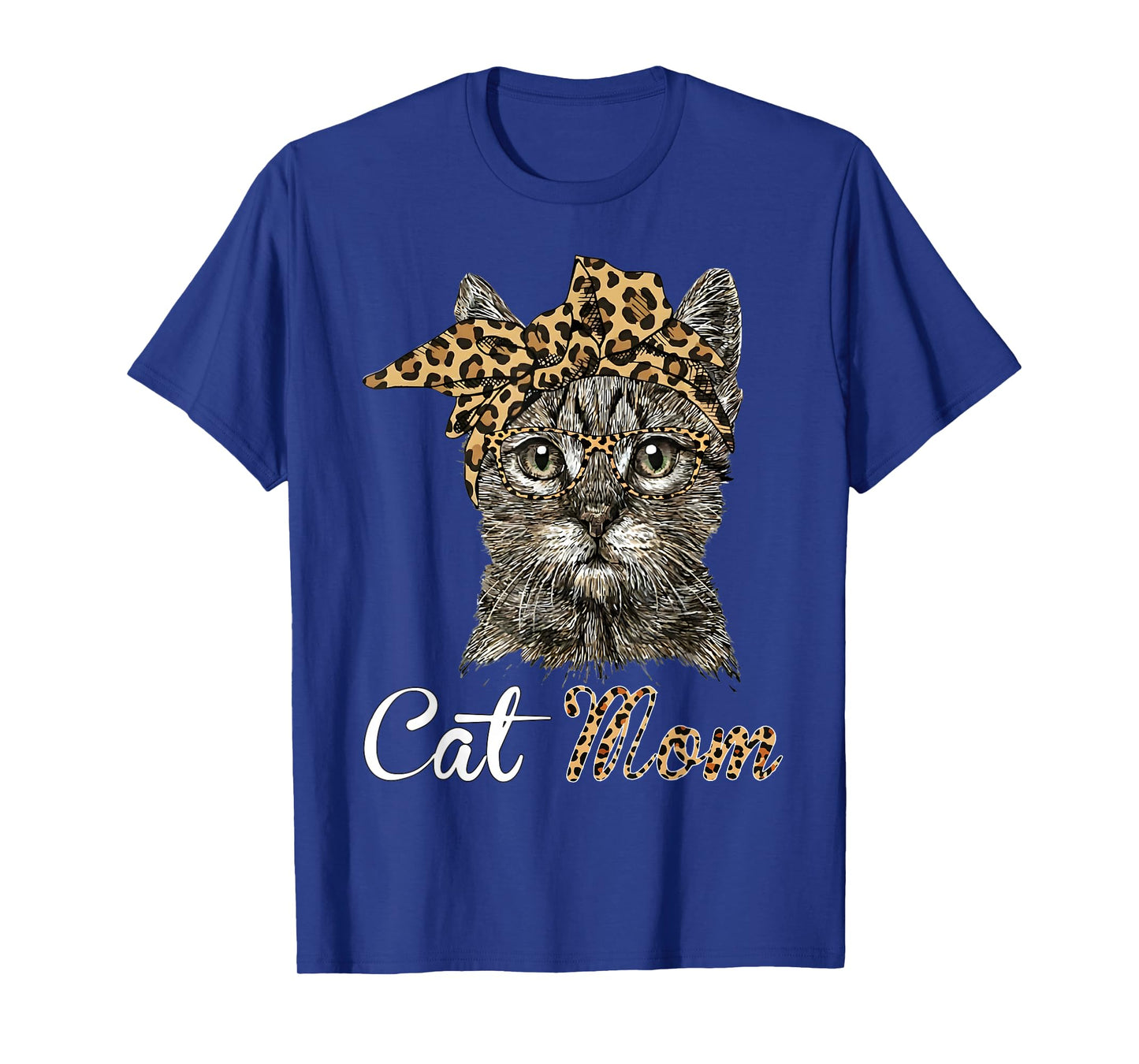 Funny Cat Mom Bow Cute Cat Lovers T-Shirt