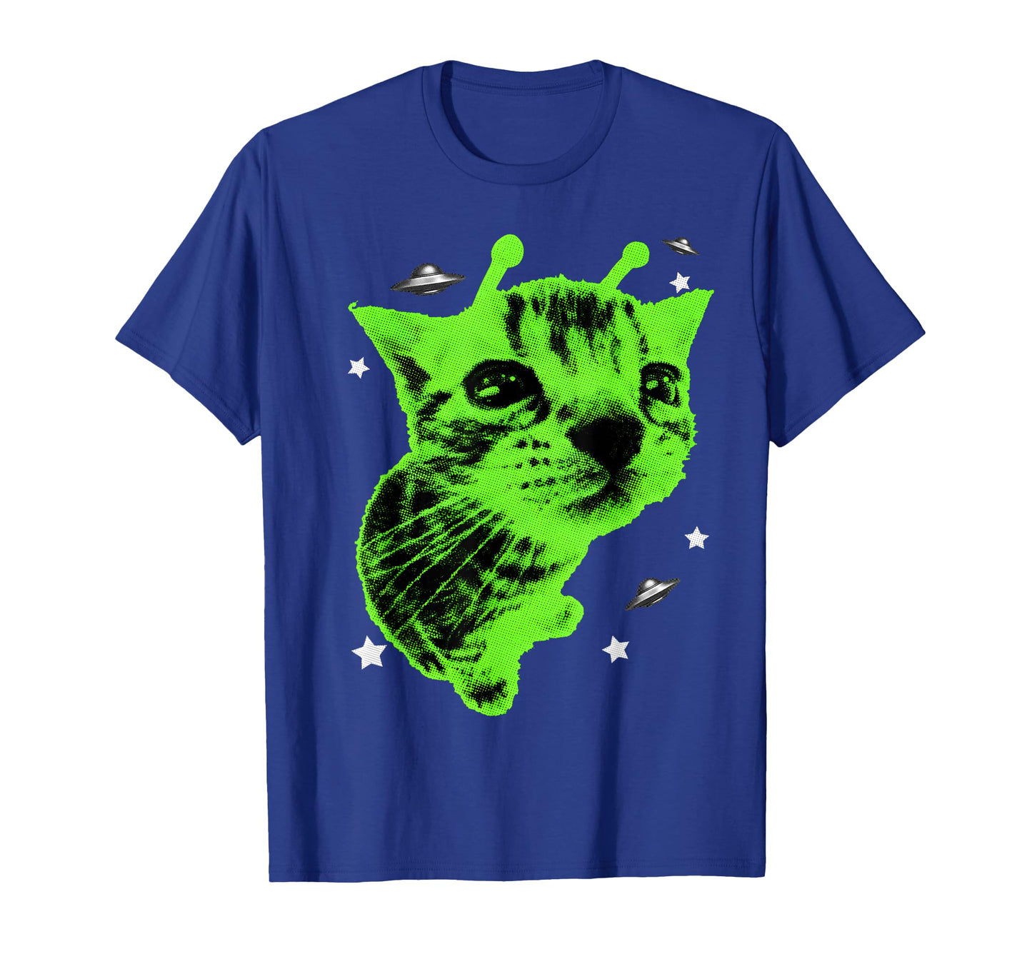 Glerp Glorp Funny Alien Cat Meme Gnarp Cat Silly Y2K Gift T-Shirt