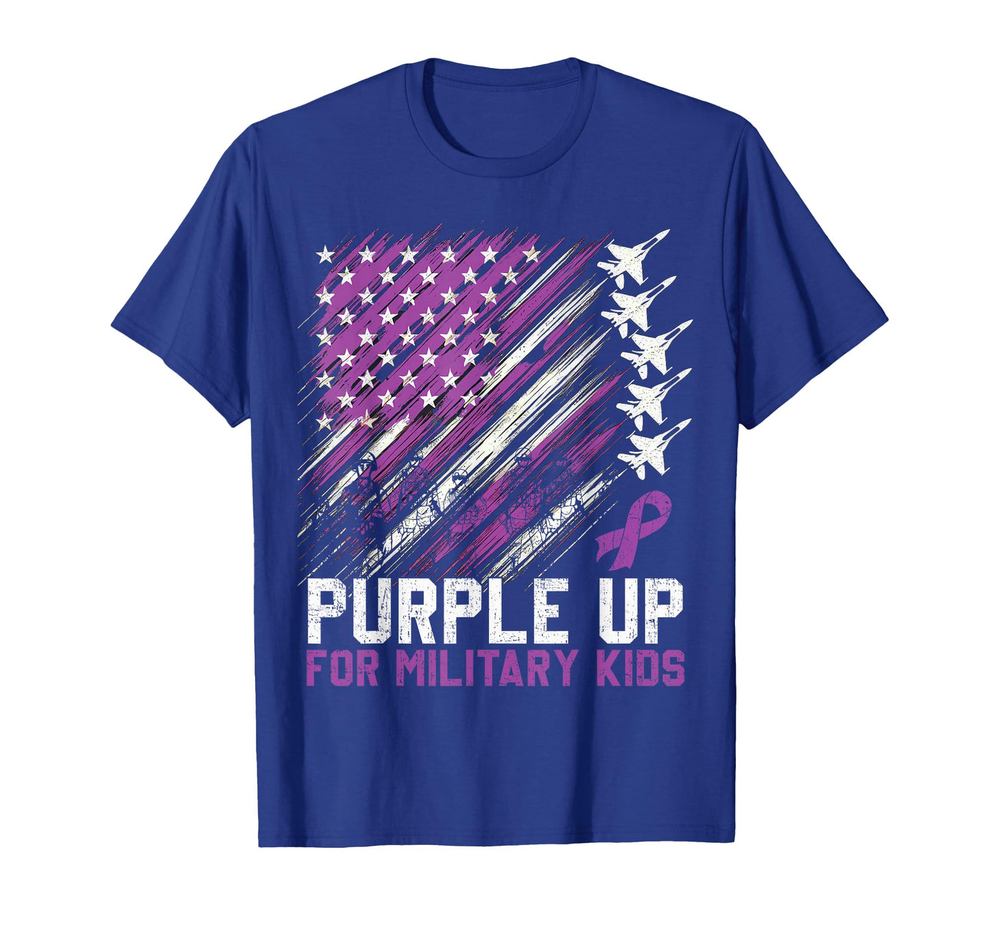 Purple Up Military Kids Month Of Military Child Army T-Shirt