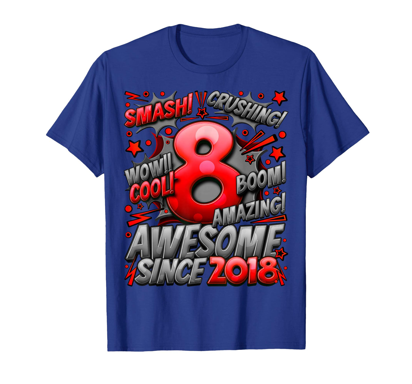 8 Year Old Gifts for Boys 8th Birthday Boy 8 Year Old Boy T-Shirt