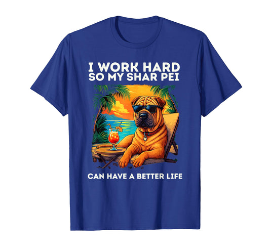 Shar Pei Lover Design Funny Shar-Pei Dog T-Shirt
