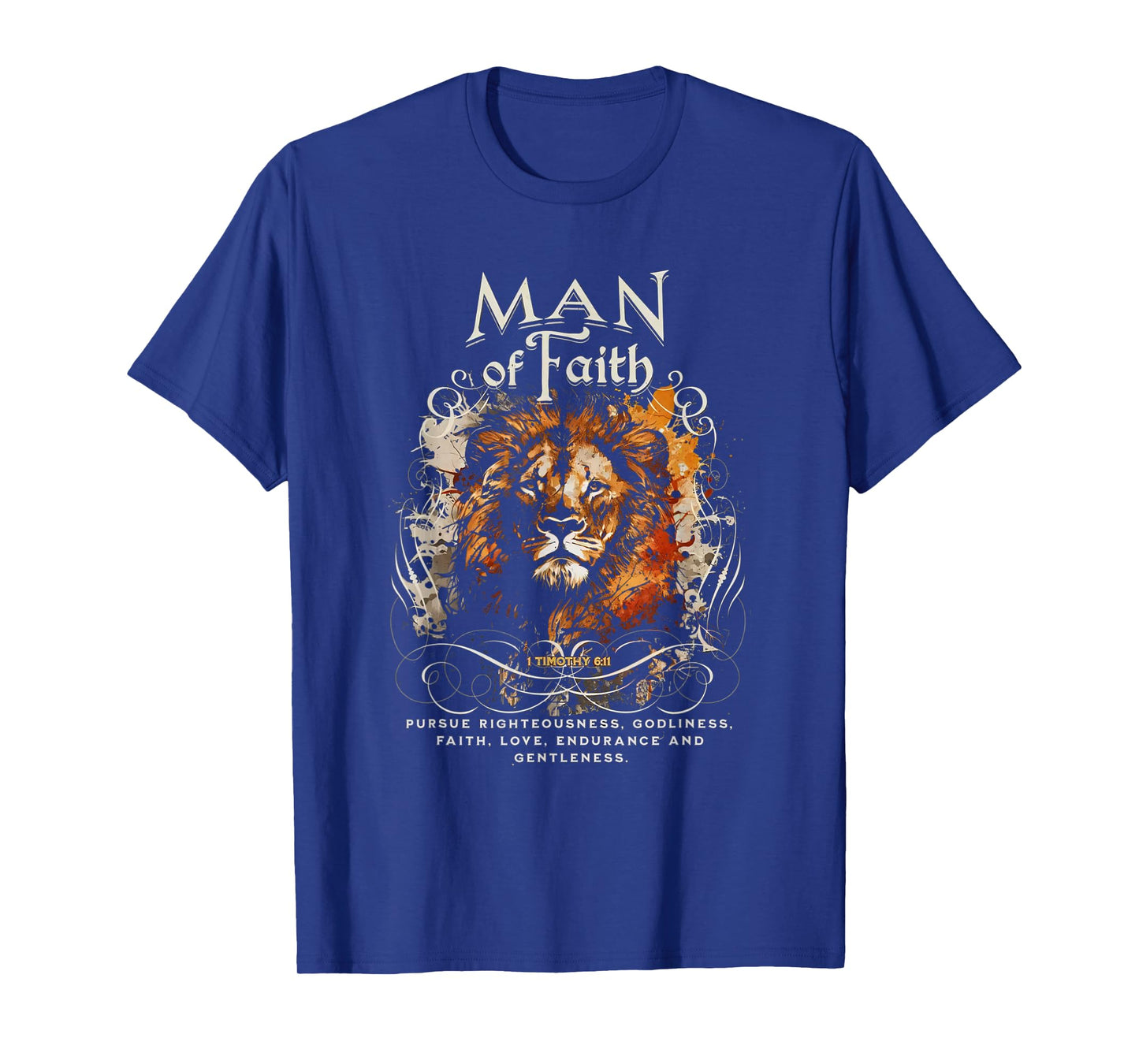 Man of Faith Jesus Religious Christian T-Shirt